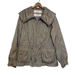 Etage Women’s Taupe Windbreaker Jacket European Size 40